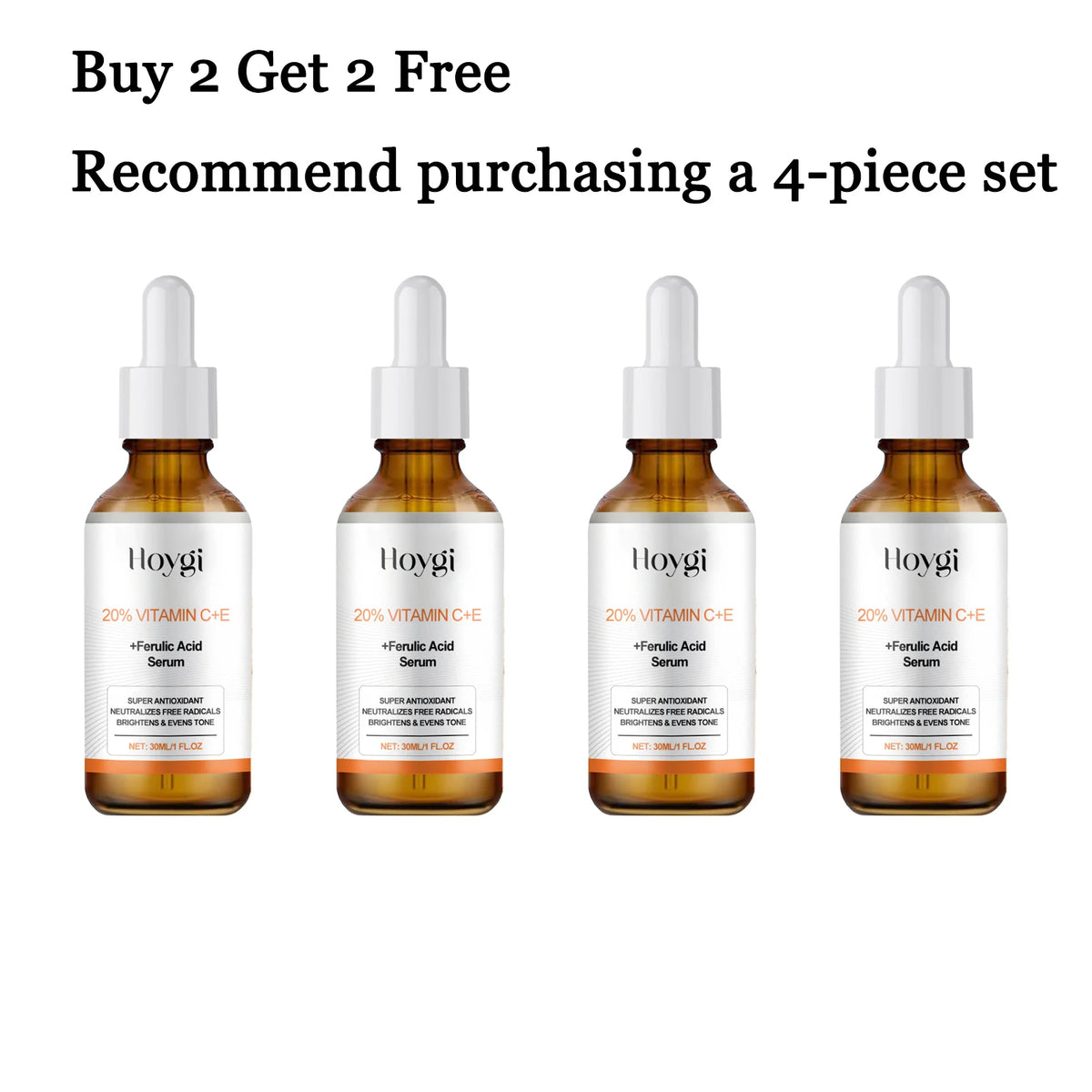 30ML Vitamin C+E Face Serum Deep Moisturizing Improve Skin Texture Enhance Smoothness Nourishing Pores Anti-oxidant Non-greasy Face Serum