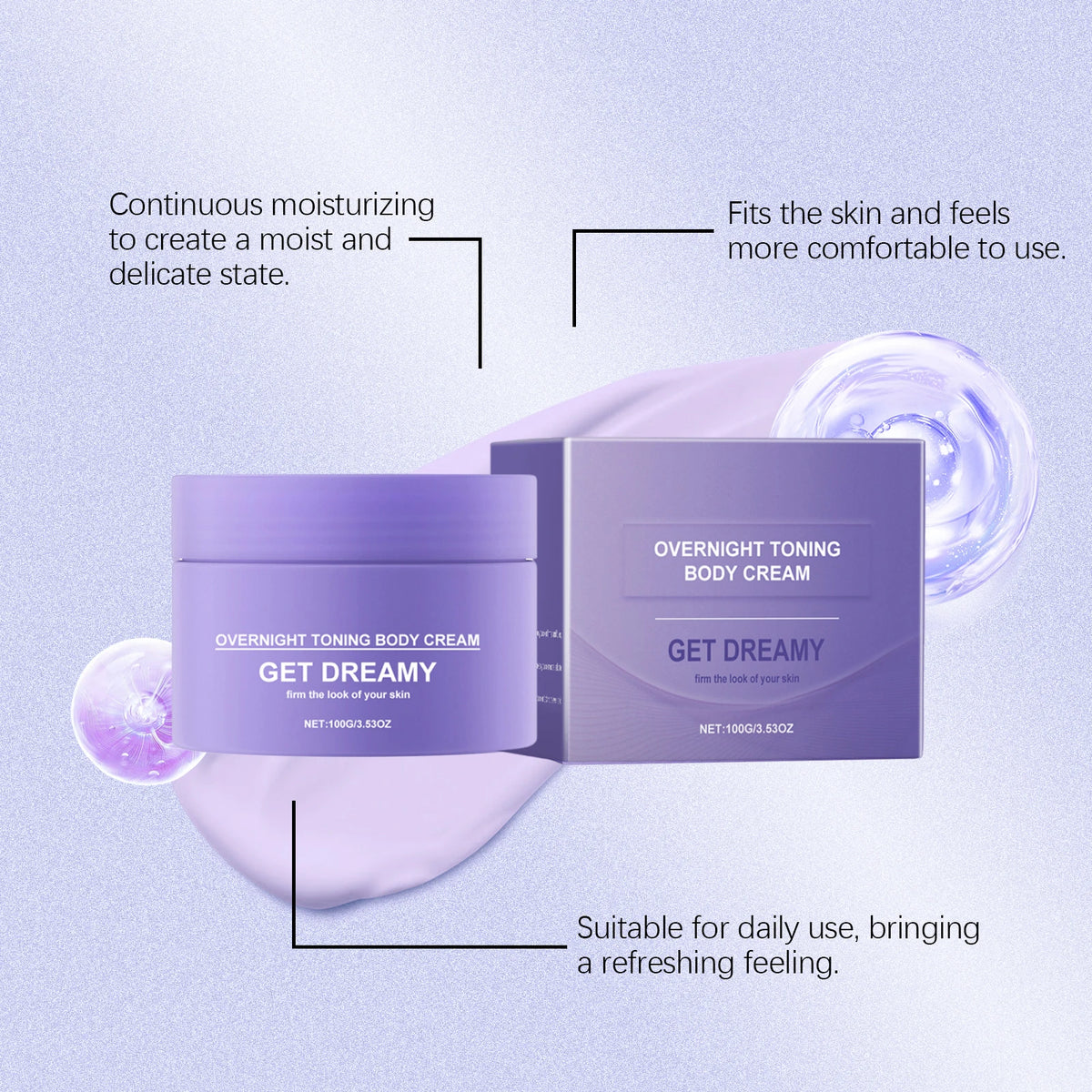 Body Firming Cream for Deep Moisturizing and Skin Elasticity