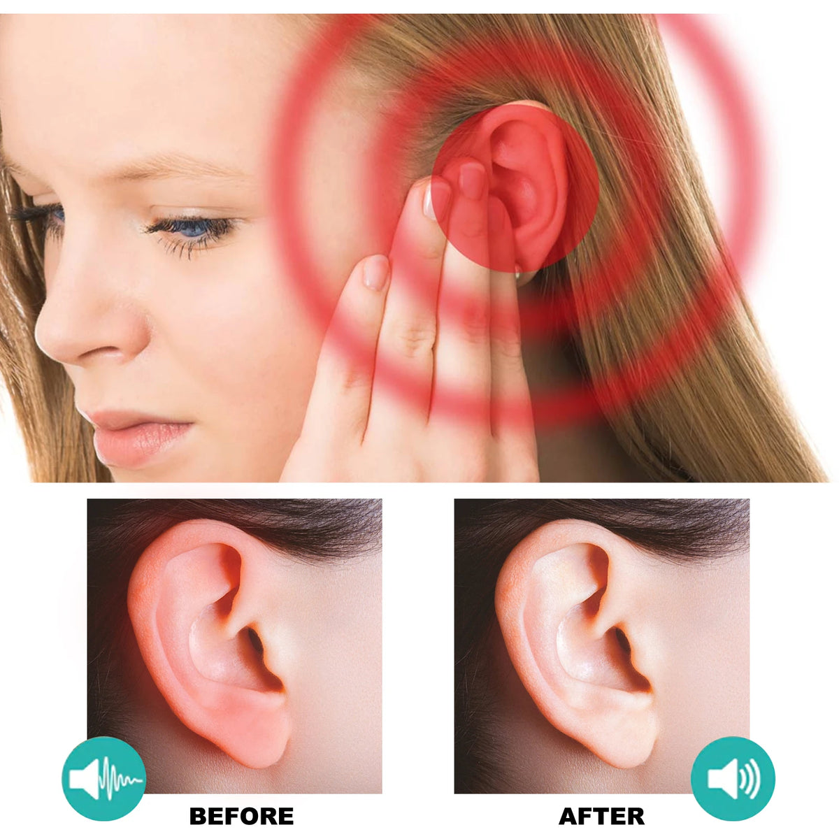 Tinnitus Ear Drops Relieve Ear Ringing Improve Hearing Clean Earwax Alleviate Tinnitus Earache Itchy Gentle Formula Ear Care Drops