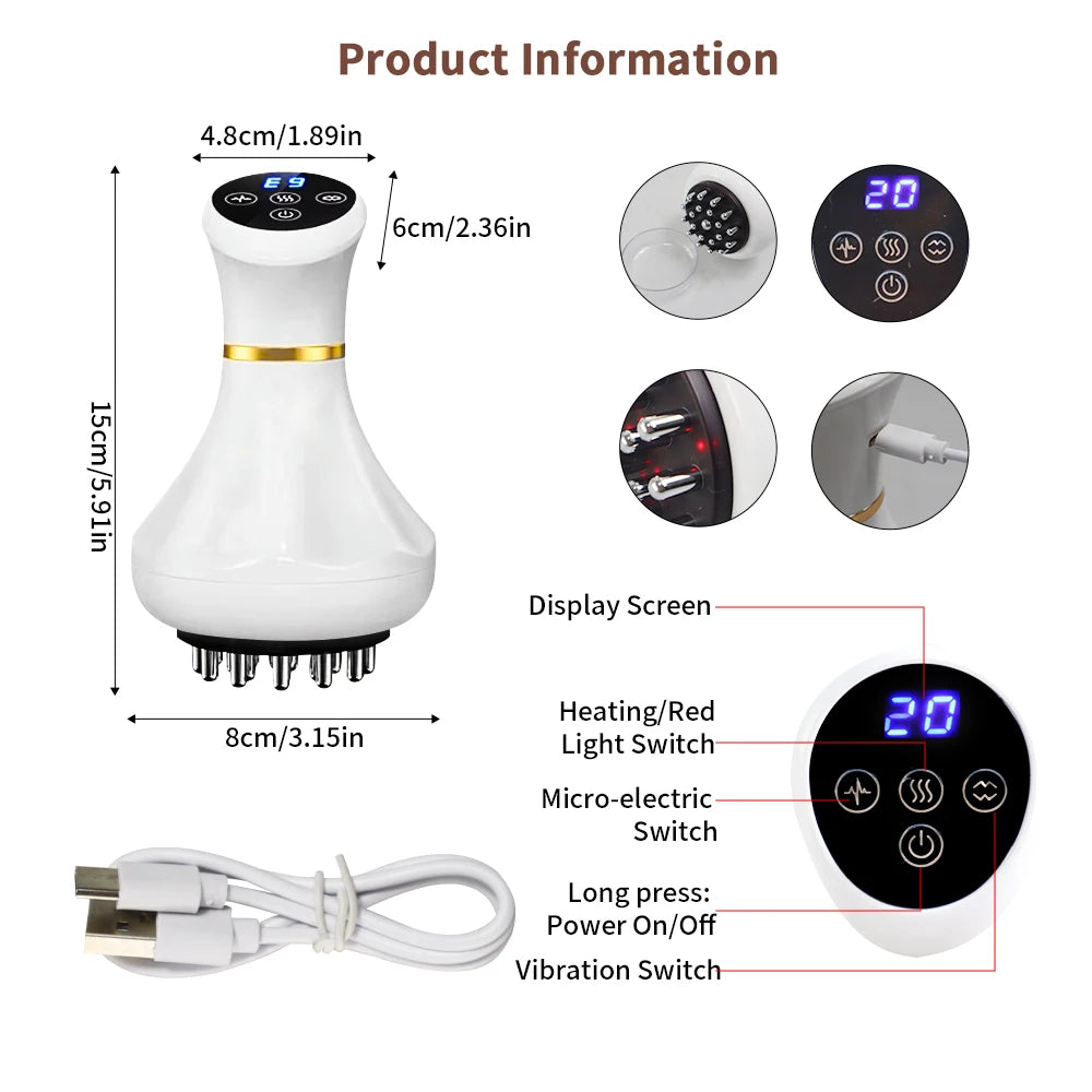 Jitesy Red Light Therapy Handheld Body Sculpting Massager With Heat