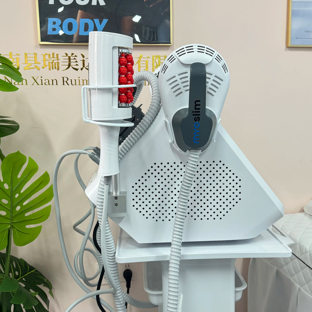 MYOSLIM EMS Roller Massager for Body Contouring and Cellulite Care