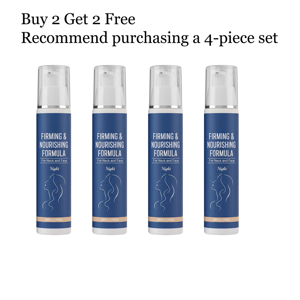 50G Night Face Cream Gentle Formula Moisturizing Improve Skin Texture Lightweight Smoothing Non-greasy Firming Daily Facial Lotion for Neck & Face