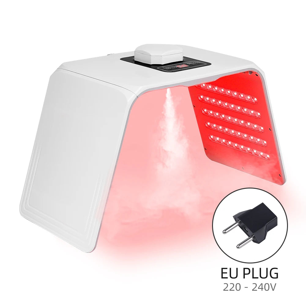 7 Colors LED Photon Machine With Nano Spray Beauty Salon Home Use Face Body LED Mask PDT Machine Skin Hydrating SPA Skin Care