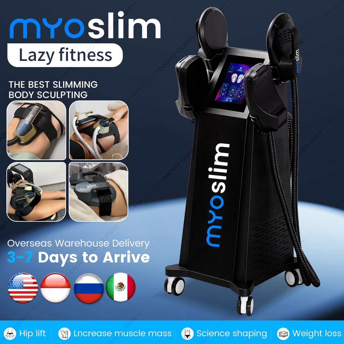 MYOSLIM EMS Body Sculpting Machine For Muscle Stimulation