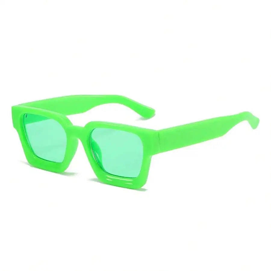 1pc Women Oversized Square Y2K Fashion Glasses, Bold Frame Street Style Sunglasses For Summer Beach Vacation, Outdoor Travel,