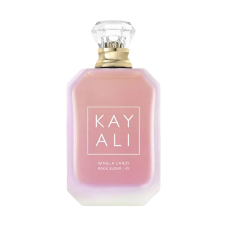 KAYALI Vanilla Candy Rock Sugar 42 81 57 48 Eau De Parfum For Women – Long Lasting Sweet Vanilla Candy Perfume, Bubble Gum, Caramel, Pear, Violet & Gourmand Fragrance Spray, 3.4 Oz / 100ml