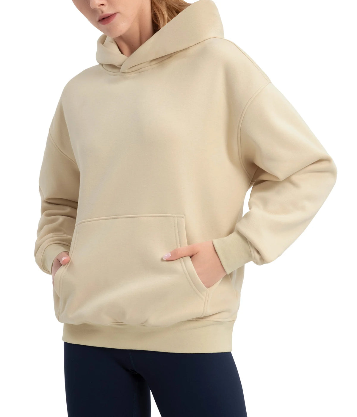 THE GYM PEOPLE Women's Oversized Hoodie Loose fit Soft Fleece Pullover Hooded Sweatshirt With Pockets