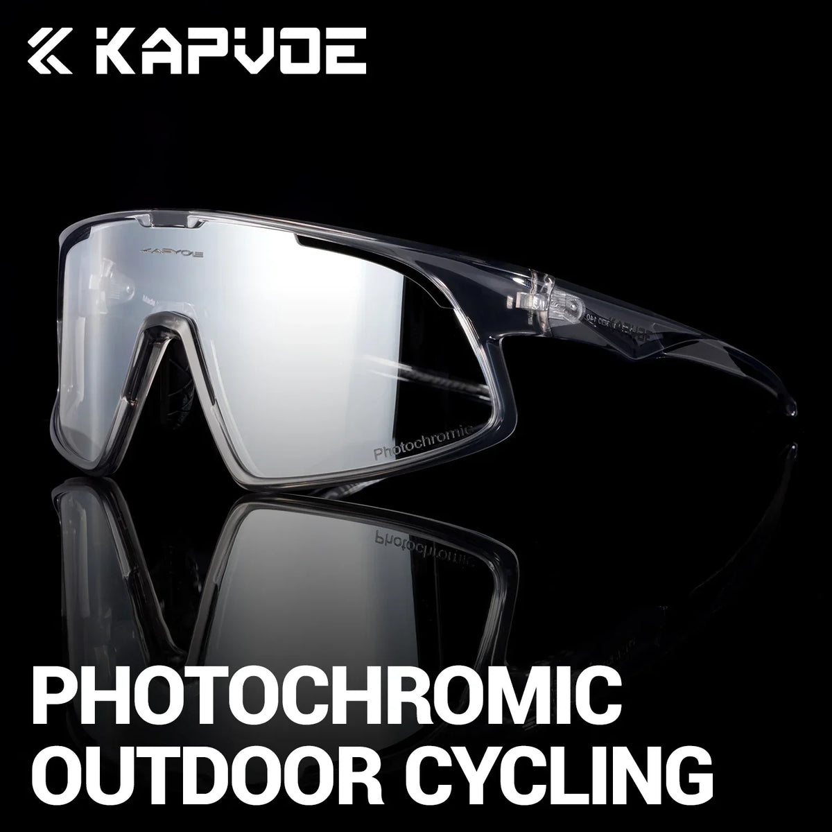 Kapvoe UV400 Polarized Sports Sunglasses for Cycling Hiking and Fishing