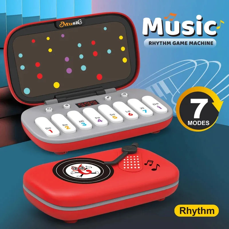 Electronic Music Luminous Rhythm Puzzle Game With Sensory Push Buttons