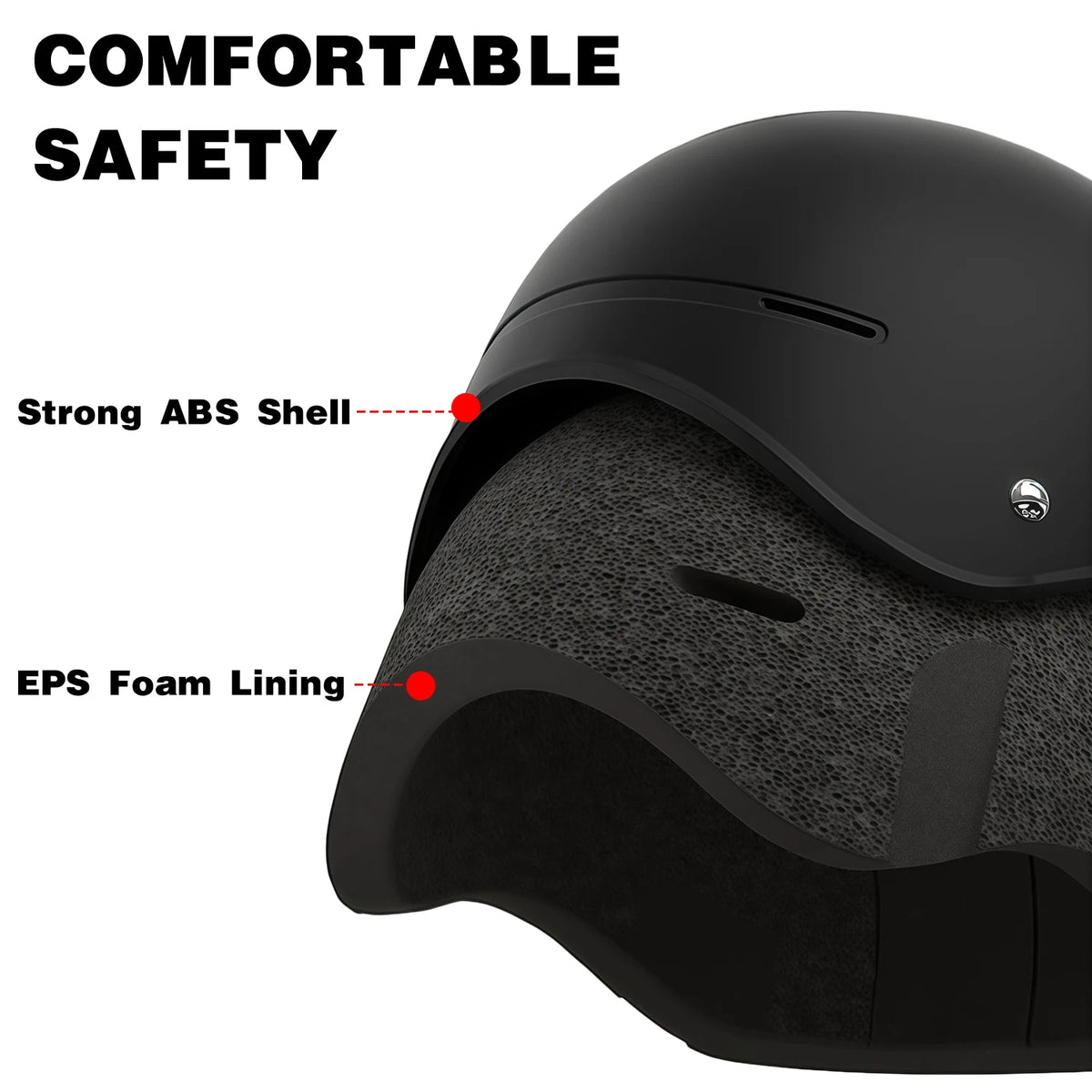 Skateboard Bike Helmet for Adults Adjustable Unisex Adult Helmet - Stylish & Cool, Perfect for Men & Women - Ideal Holiday & Birthday Gift - Available in Black & White - Paintable & Suitable for Various Sports