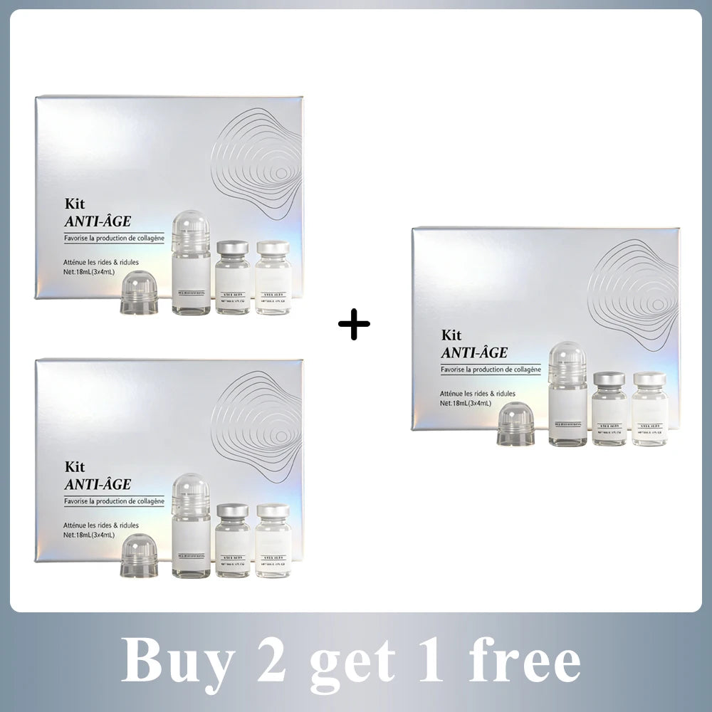 Collagen Essence Kit Anti Aging Face Serum Set Firming Lifting Hydrating Anti Wrinkle Brightening Skincare Gift for Women