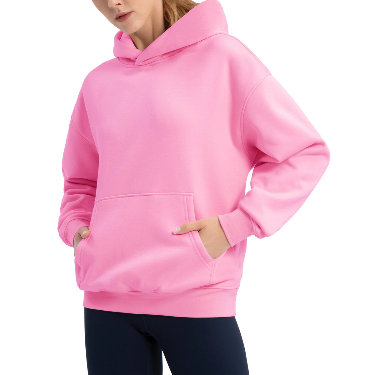 THE GYM PEOPLE Women's Oversized Hoodie Loose fit Soft Fleece Pullover Hooded Sweatshirt With Pockets