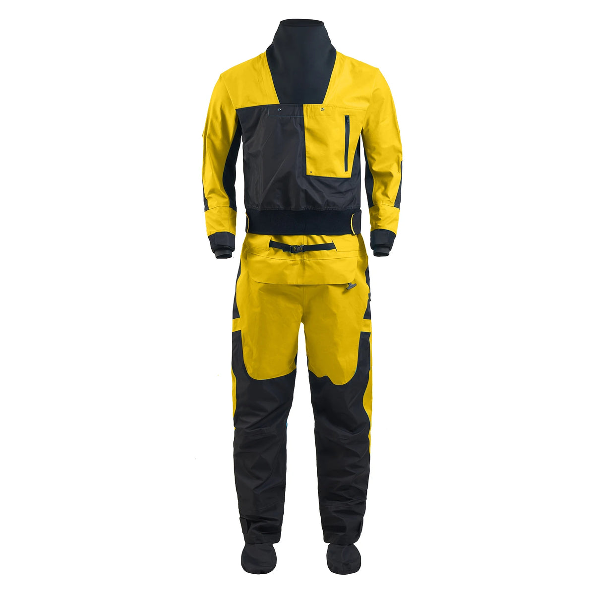 Men's Kayak Drysuit, Ocean River, Sailing Boat Latex Gasket Dry Waterproof Clothing, Paddle, Drifting Equipment, Canoeing Equipm
