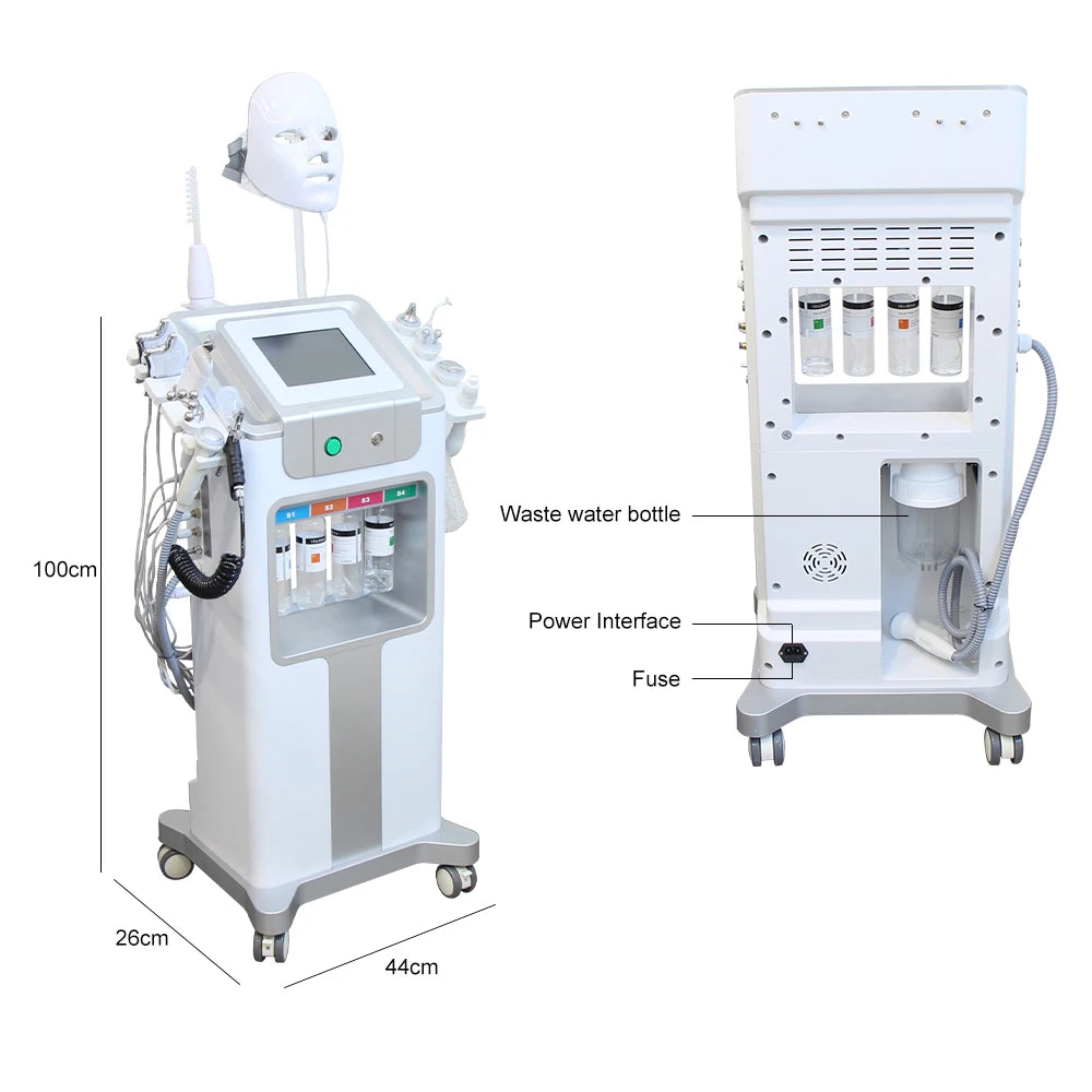 12 In 1 Aqua Peeling Lift Skin Bubble Oxygen Machine Skin Care Cleansing Facial Equipment