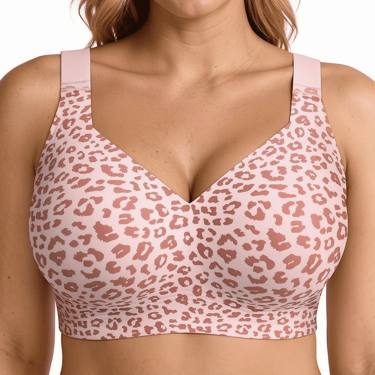 Seamless Wireless Full Coverage Push Up Sports Yoga Bra for Women