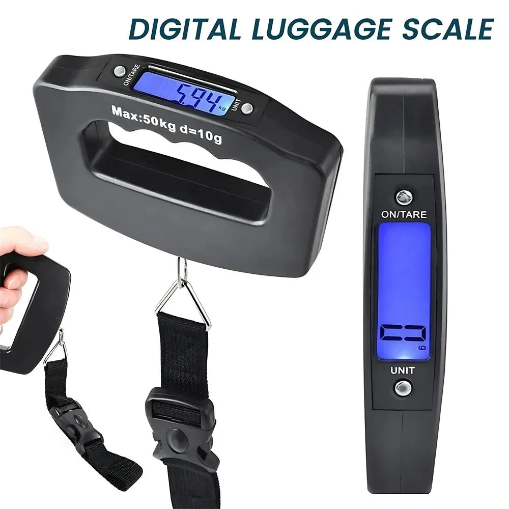 Digital Portable Luggage Scale With Backlit Display For Travel