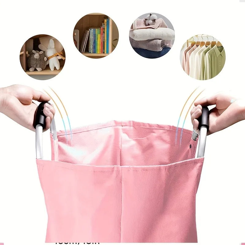 Large Laundry Basket - with Foldable Laundry Bags, Foldable High Quality Laundry Baskets, Available In Different Sizes, Suitable for Multi-purpose Storage In Bathrooms, Laundry Rooms, Balconies, And Dormitories, Of High Quali