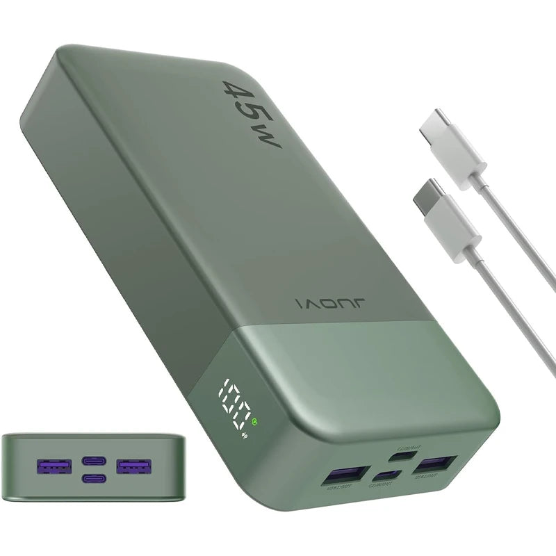 Portable 45W Fast Charging Power Bank With LED Display