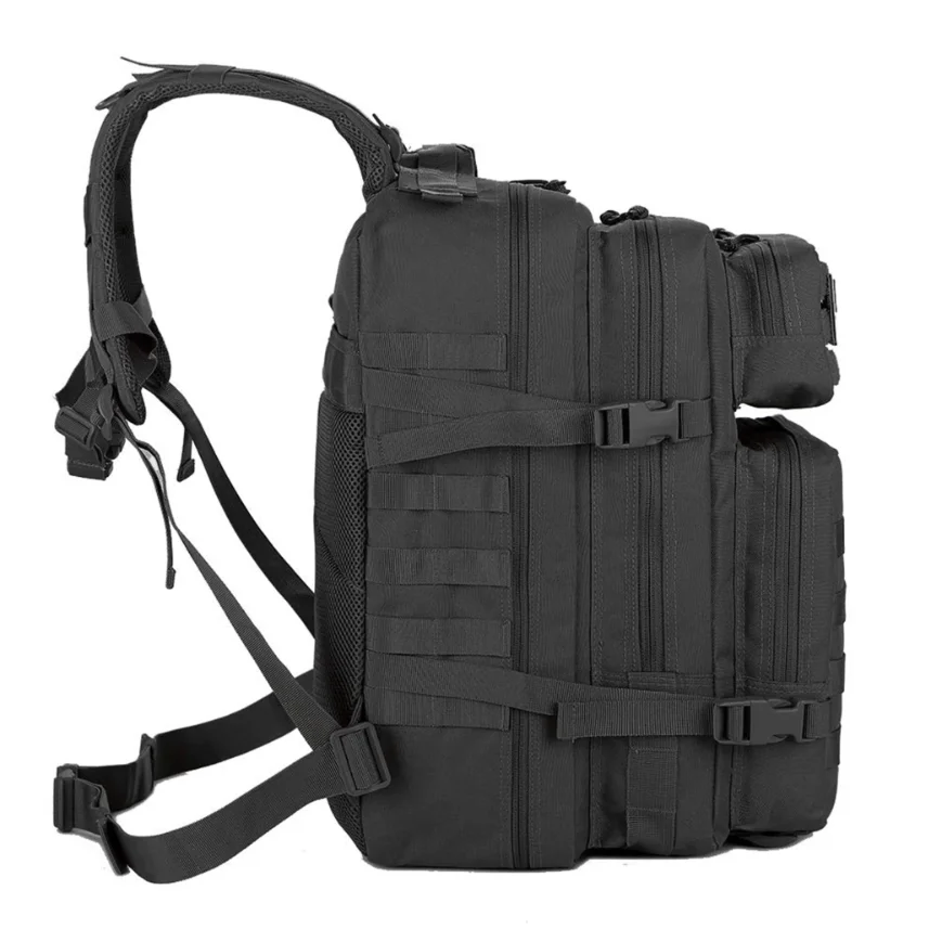 45L Backpack Molle Assault Pack 3 Day Bug Out Bag for Hiking Camping Fitness Daily Work