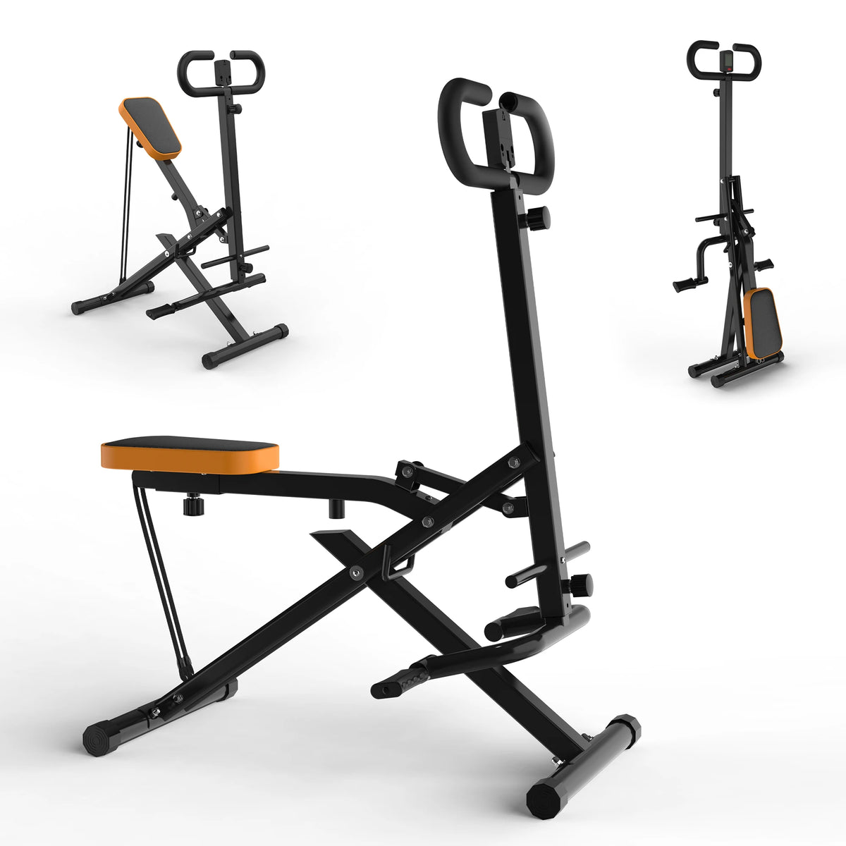 Ye Foldable Squat Machine for Home with Resistance Bands, Assist Trainer for Glutes, Botty, Butt, Thighs, Ab, Back, Leg Press & Hip Thrust in Home Gym Fitness