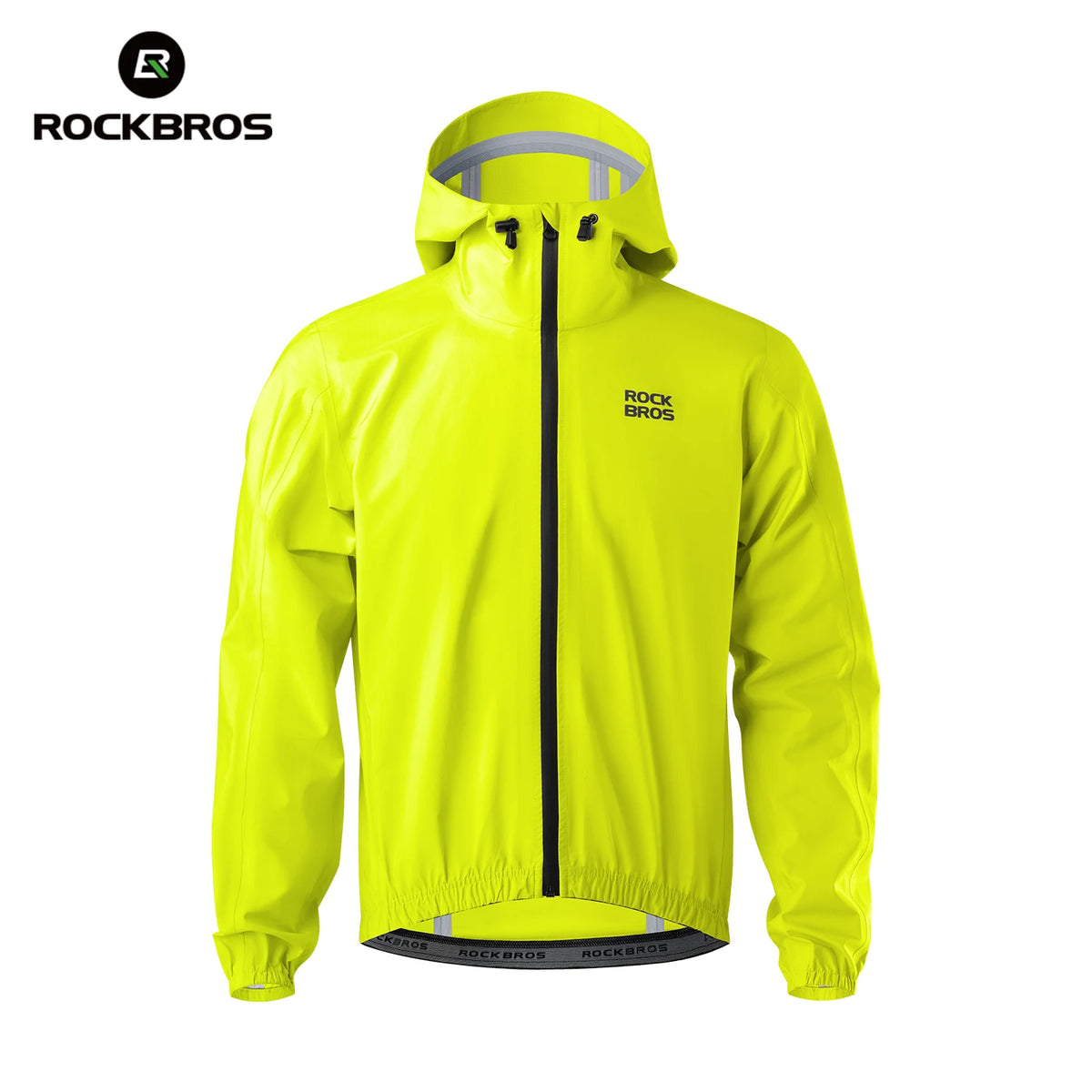 ROCKBROS Cycling Raincoat Lightweight Breathable Waterproof Jacket Hooded Coat Outdoor Sports Hiking Fishing Cycling Clothing