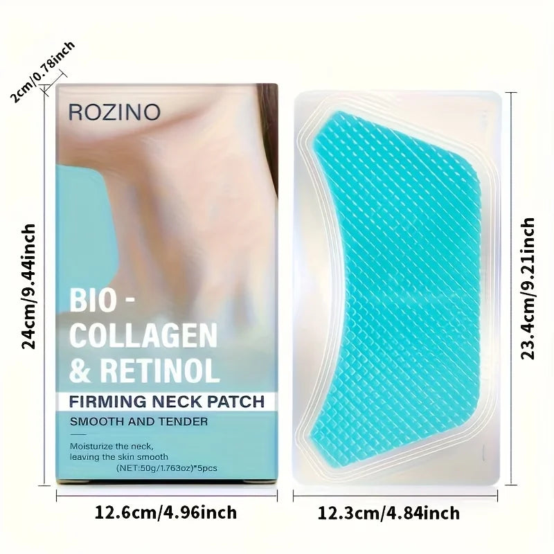 Collagen And Retinol Neck Mask Patches For Firming And Hydration