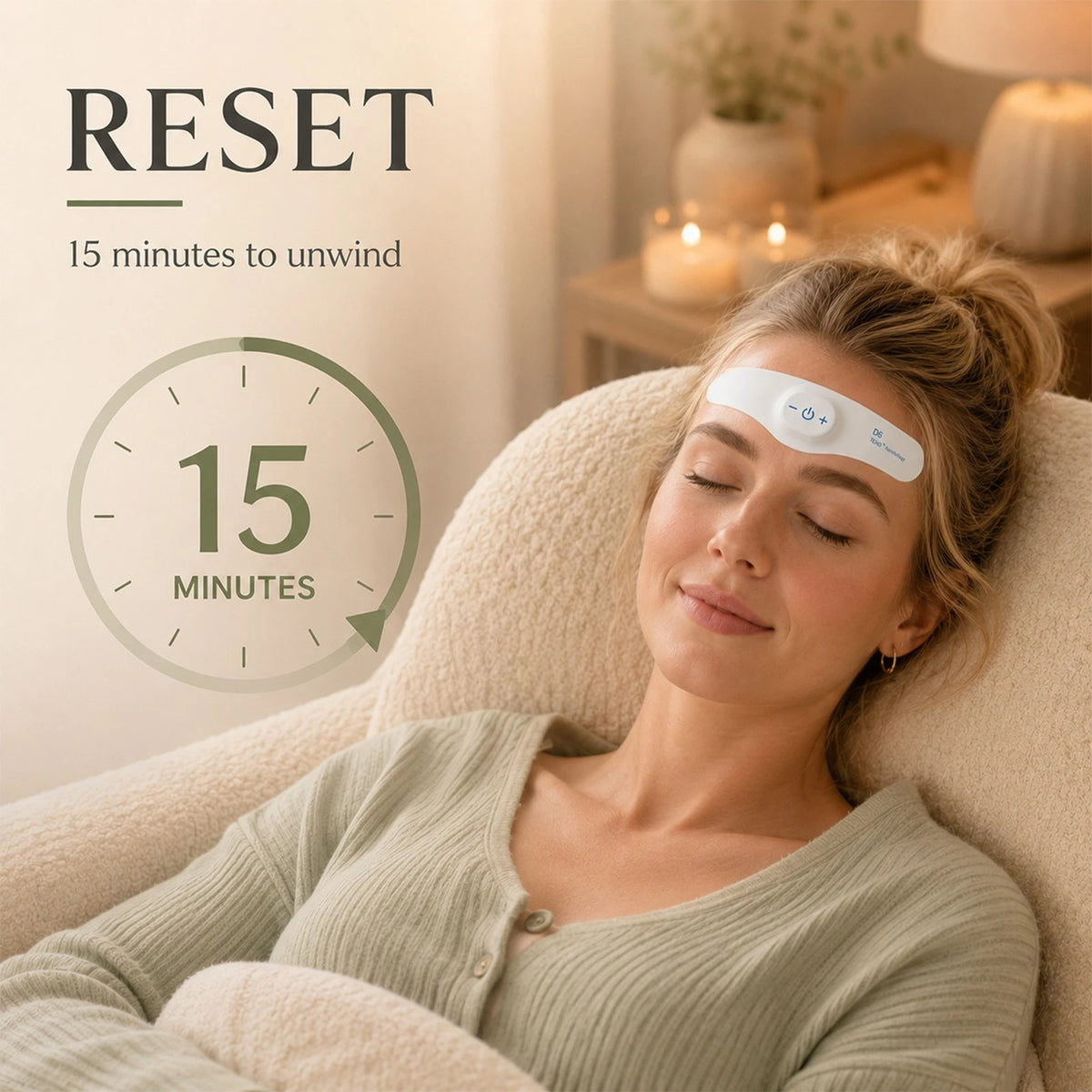Rechargeable EMS Sleep Aid Device Portable Low Frequency with Adjustable Intensity Drug Stress Anxiety Relief Home Travel Office Insomnia Relief