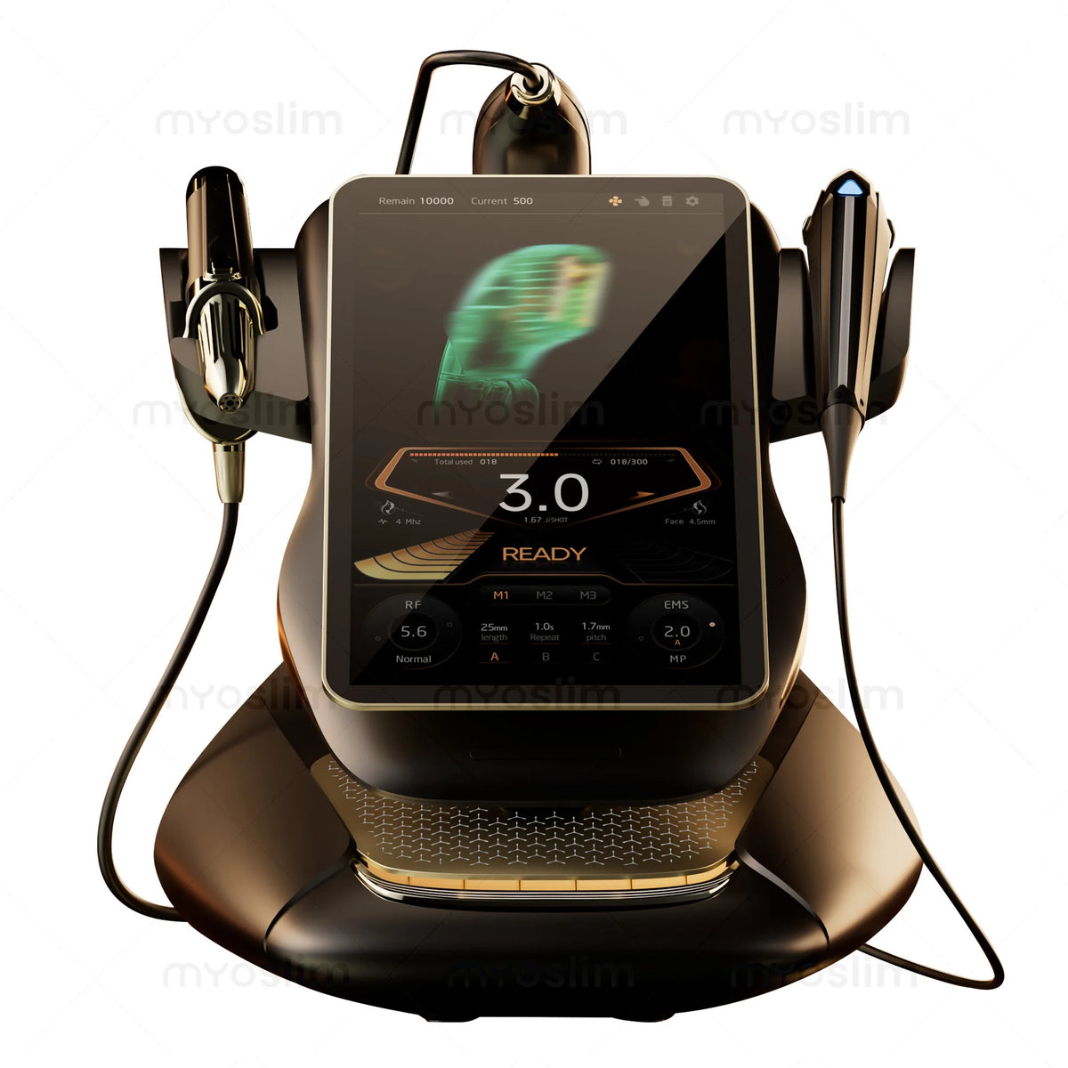 MYOSLIM 3-in-1 Ultrasound Beauty System for Facial and Body Firming