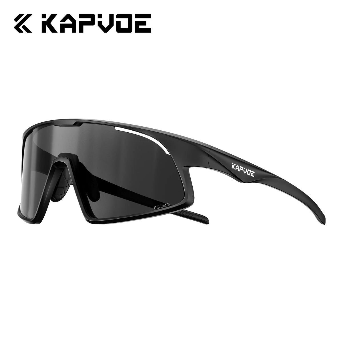 Kapvoe UV400 Polarized Sports Sunglasses for Cycling Hiking and Fishing