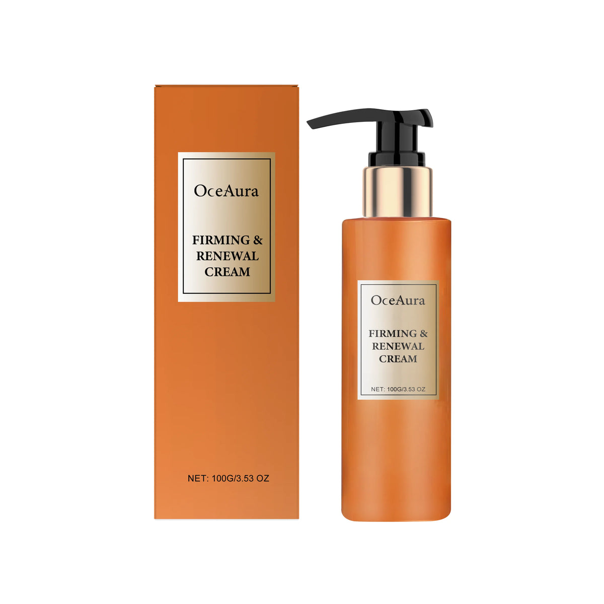 OceAura Firming Body Cream 100g, Collagen Anti-Aging Lifting Body Lotion, Moisturizing Nourishing Tightening Skin Care for Women, Smooth Elastic Glowing Skin