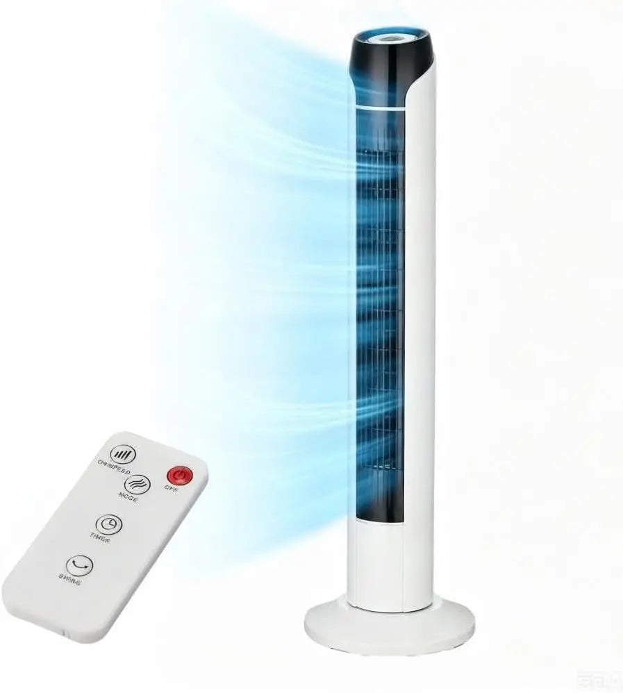 Quiet DC Motor Oscillating Tower Fan With Remote Control