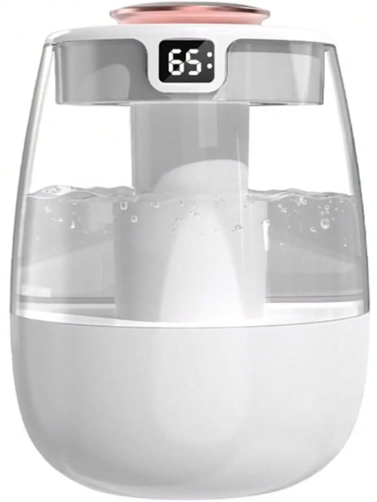 Double Spray Humidifier,1L Silent USB Digital Display Humidifier With 2 Mist Modes & Night Light For Car Office Home Room