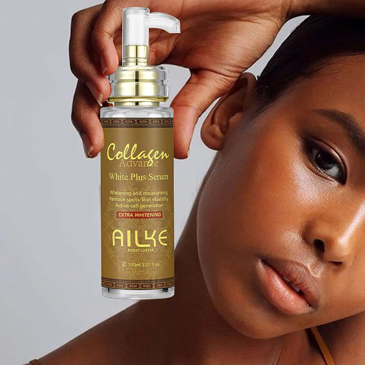 Collagen whitening essence, used for facial and body moisturizing, brightening skin, radiant skin, even black spots, age spots,