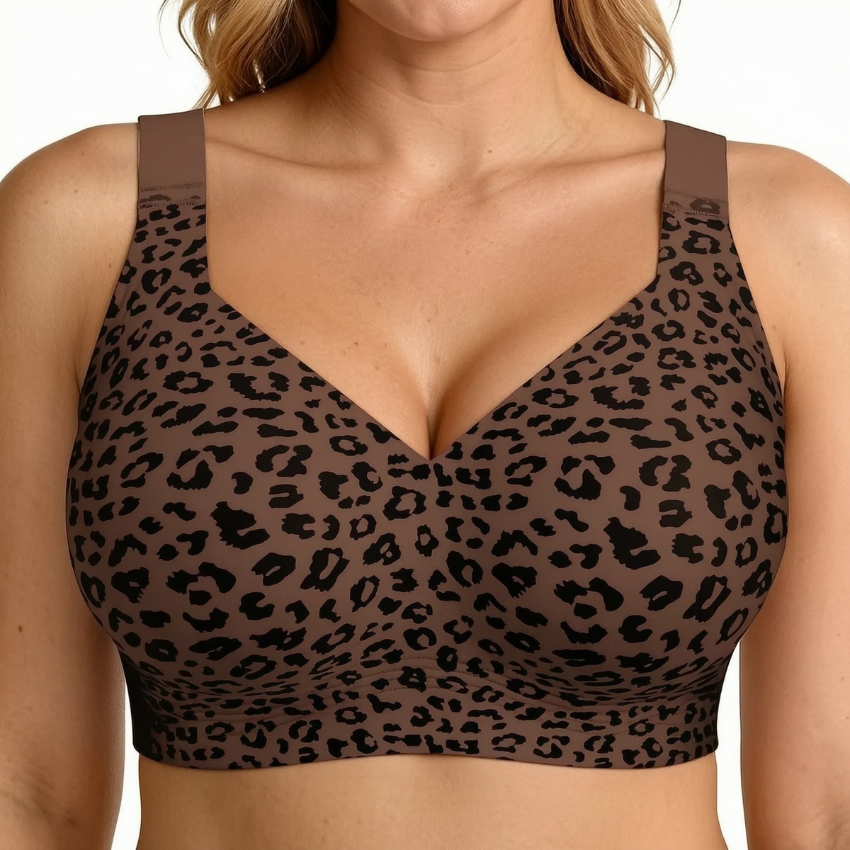 Seamless Wireless Full Coverage Push Up Sports Yoga Bra for Women