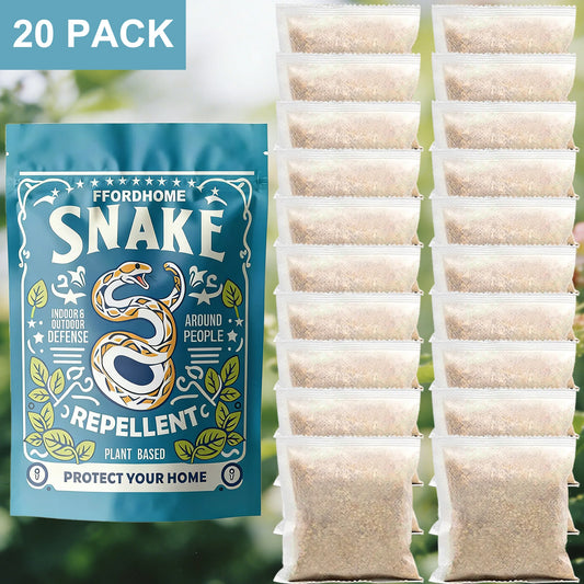 Outdoor Snake Repellent Pouches for Yard, Garden, Garage and Home