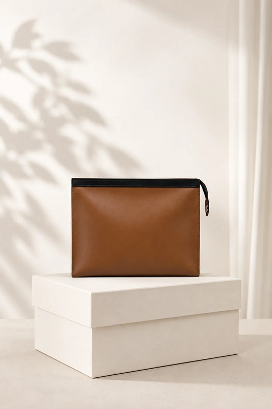 2026 Fashion New Luxury Women's Bag 26X20X5CM Letter Printing Toiletry Bag Portable Canvas No Box