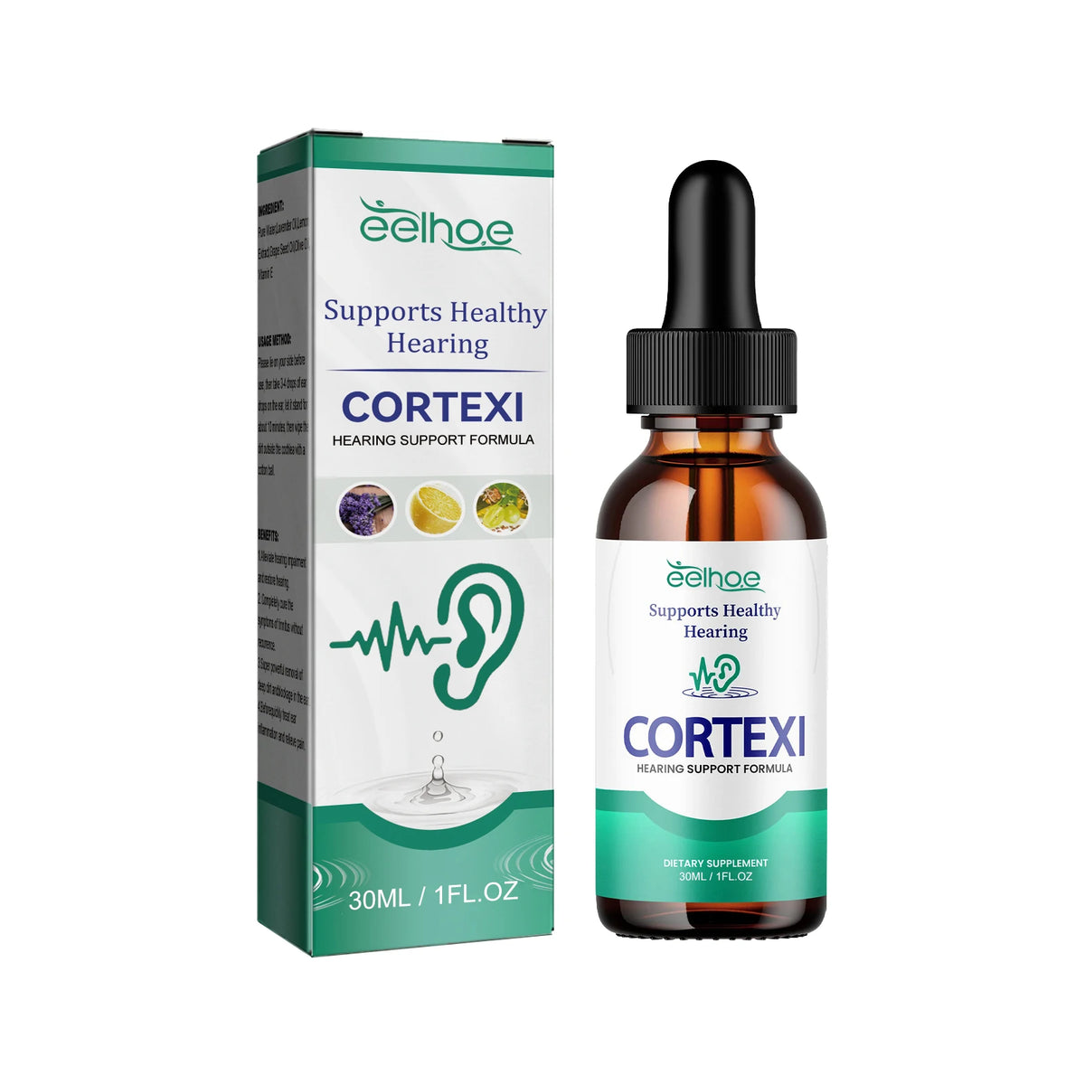 Tinnitus Ear Drops Relieve Ear Ringing Improve Hearing Clean Earwax Alleviate Tinnitus Earache Itchy Gentle Formula Ear Care Drops