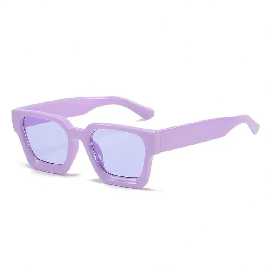 1pc Women Oversized Square Y2K Fashion Glasses, Bold Frame Street Style Sunglasses For Summer Beach Vacation, Outdoor Travel,