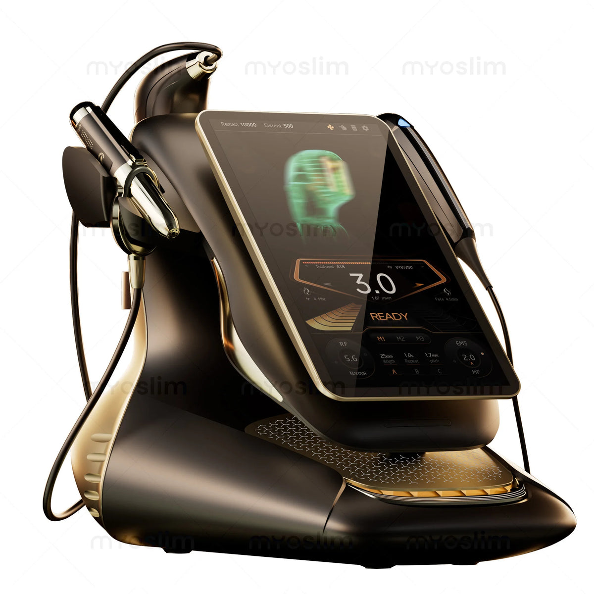 MYOSLIM 3-in-1 Ultrasound Beauty System for Facial and Body Firming