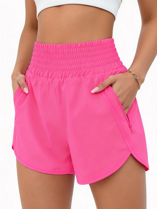 Running Shorts for Women High Waisted Quick Dry Short with Pocket