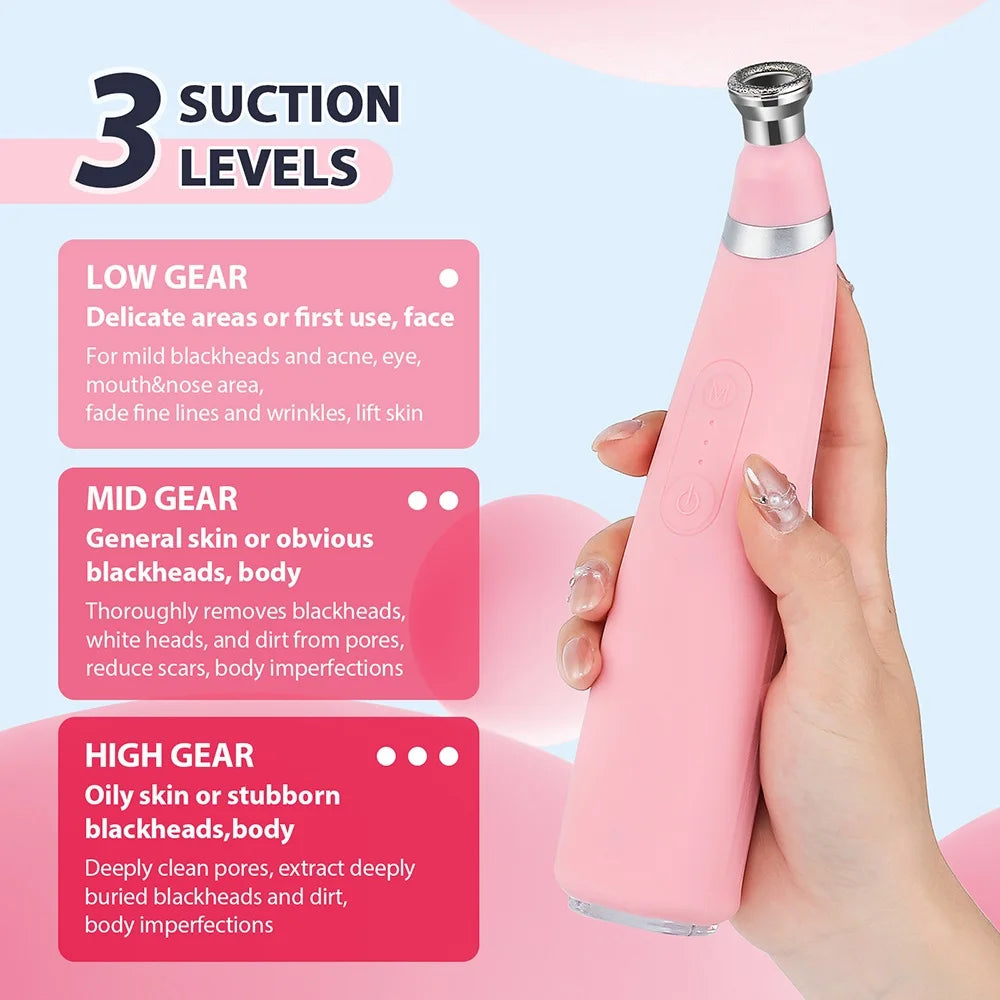 2-in-1 Handheld Skin Polishing Exfoliation Machine Anti-Aging Facial Beauty Deep Cleaning Skin Care