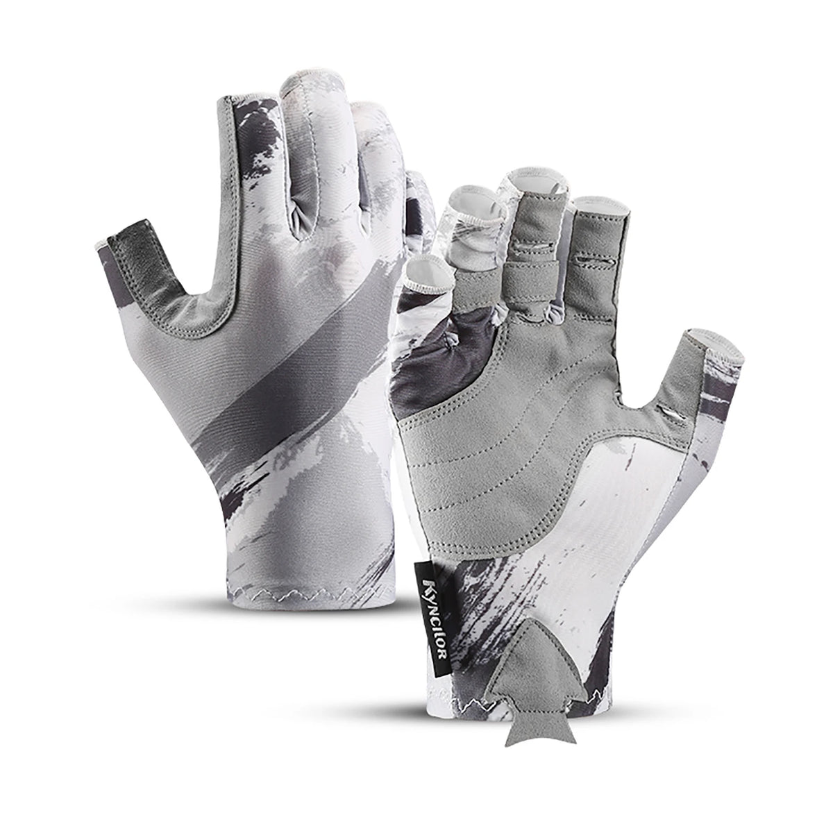 Half Finger Fishing Gloves For Men Women UV Wear Resistant Anti-slip Outdoor Sports Boating Sailing Angling Protective Gloves