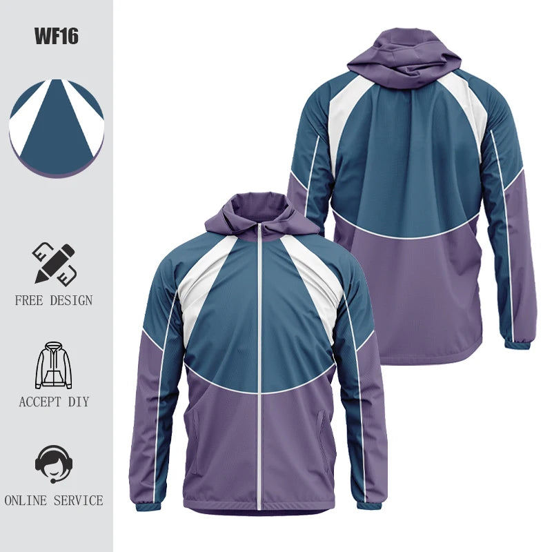 Women's Men's Protective Jackets Camping Mountaineering Hiking Outdoor Sports Windbreaker Autumn Wnter Lightweight Coat WF16