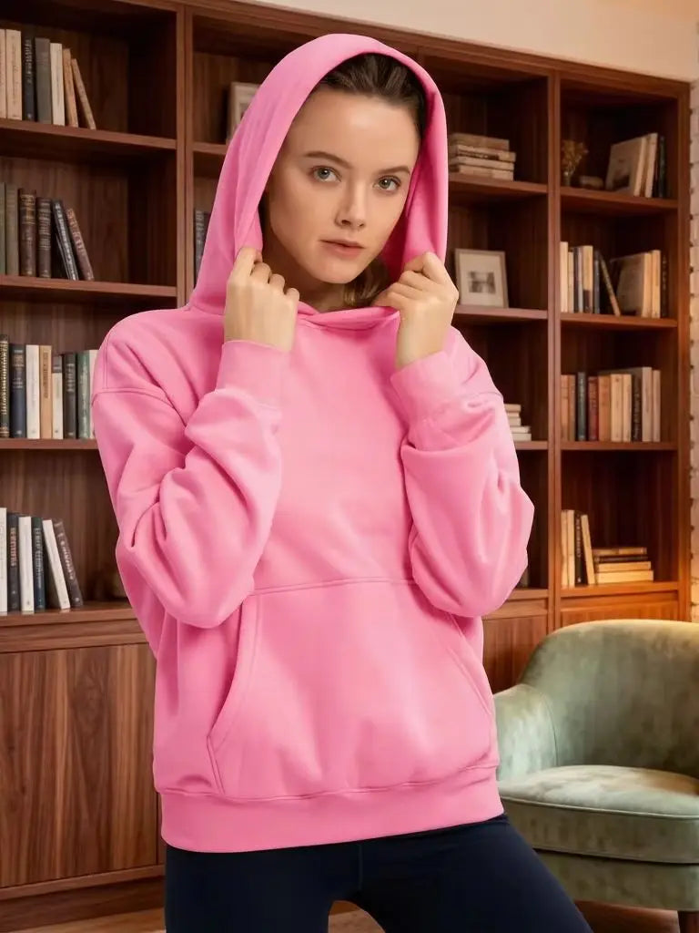THE GYM PEOPLE Women's Oversized Hoodie Loose fit Soft Fleece Pullover Hooded Sweatshirt With Pockets