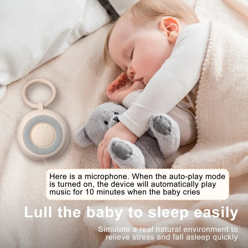 Jiegailisi Portable White Noise Machine With Night Light