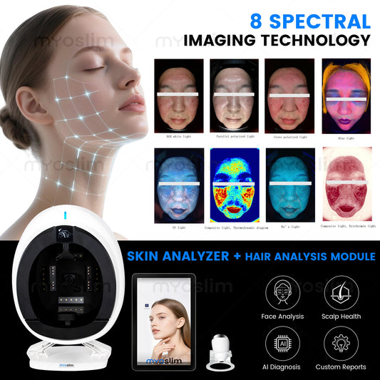 MYOSLIM AI Facial and Scalp Skin Analysis Scanner Machine
