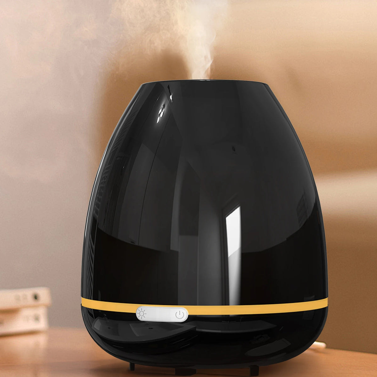 Desktop Aromatherapy Diffuser Cool Mist Air Humidifier 300ML Ultrasonic Essential Oils Diffuser with 7 Colors Light