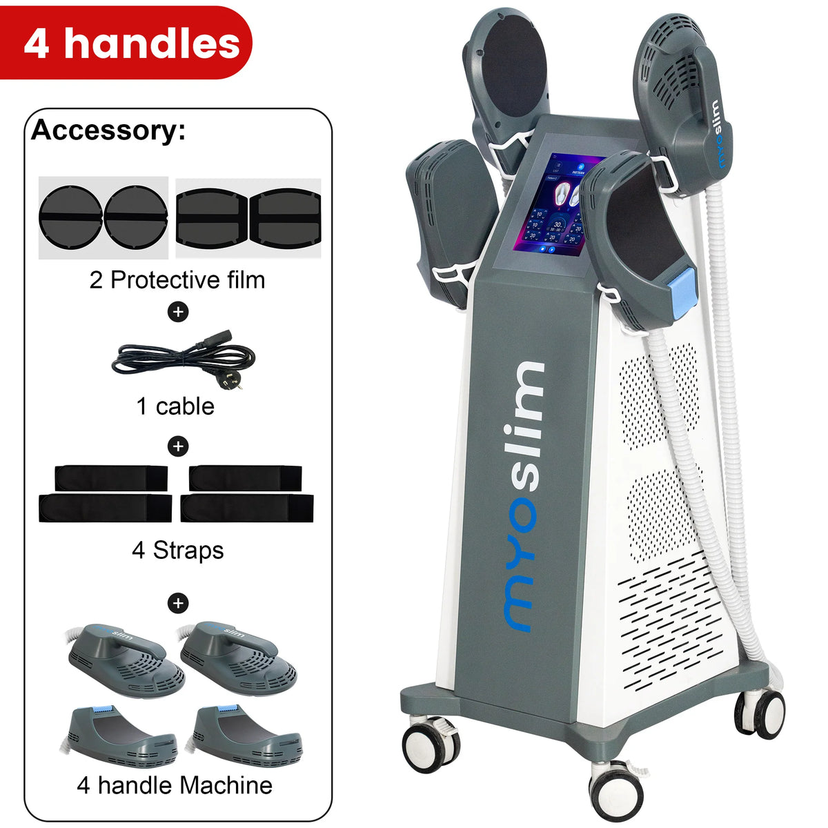 Vertical MYOslim 6500W NEO Slimming Machine EMS+EMT/RF Nova Body Sculpting EMS Pelvic Muscle Stimulator Beauty Salon Equipmet
