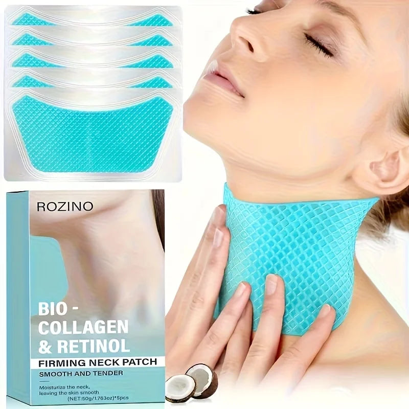 Collagen And Retinol Neck Mask Patches For Firming And Hydration