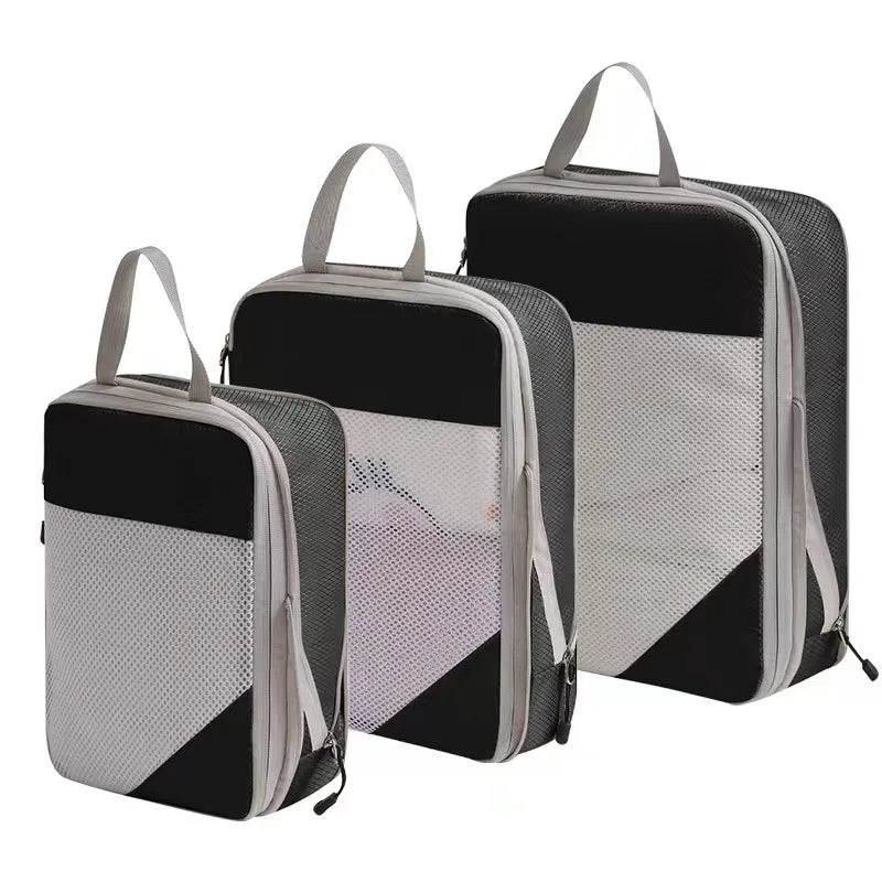Compression Packing Cubes for Suitcases Travel Accessories Expandable Packing Organizers Lightweight Travel Organizer Cubes